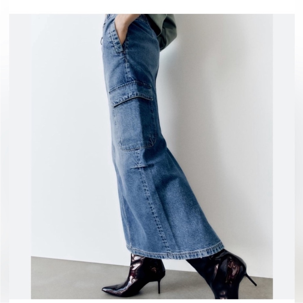 ZARA utility skirt